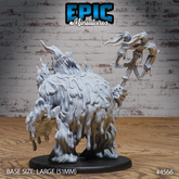 Candle Wax Golem 3D-printed model